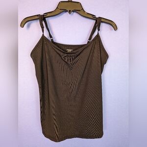 Dress Barn women's black sleeveless tank top